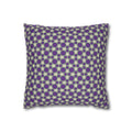 Purple Animal Print Decorative THROW PILLOW COVER — Modern Retro Square Throw Pillowcase