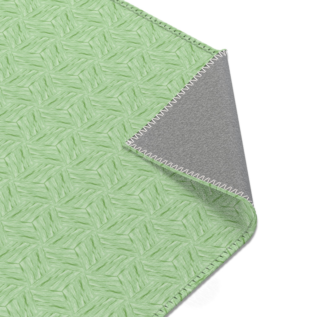 Mint Green Area Rug — Soft Pastel Living Room Rug