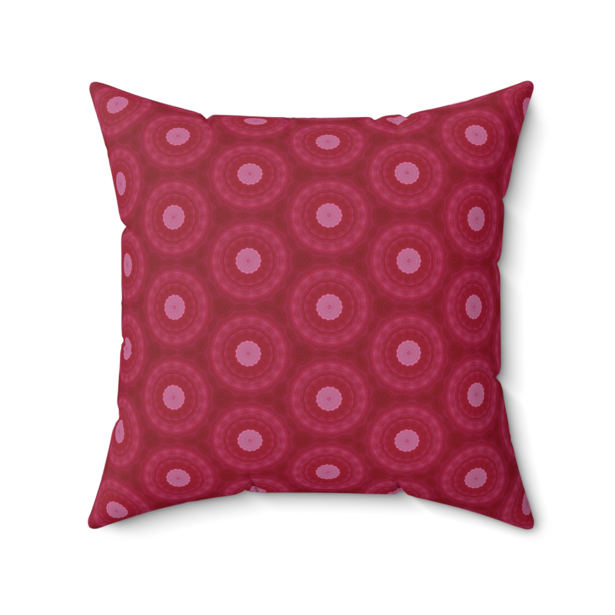 Berry Geo Dot Decorative Pillow