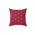 Berry Geo Dot Decorative Pillow