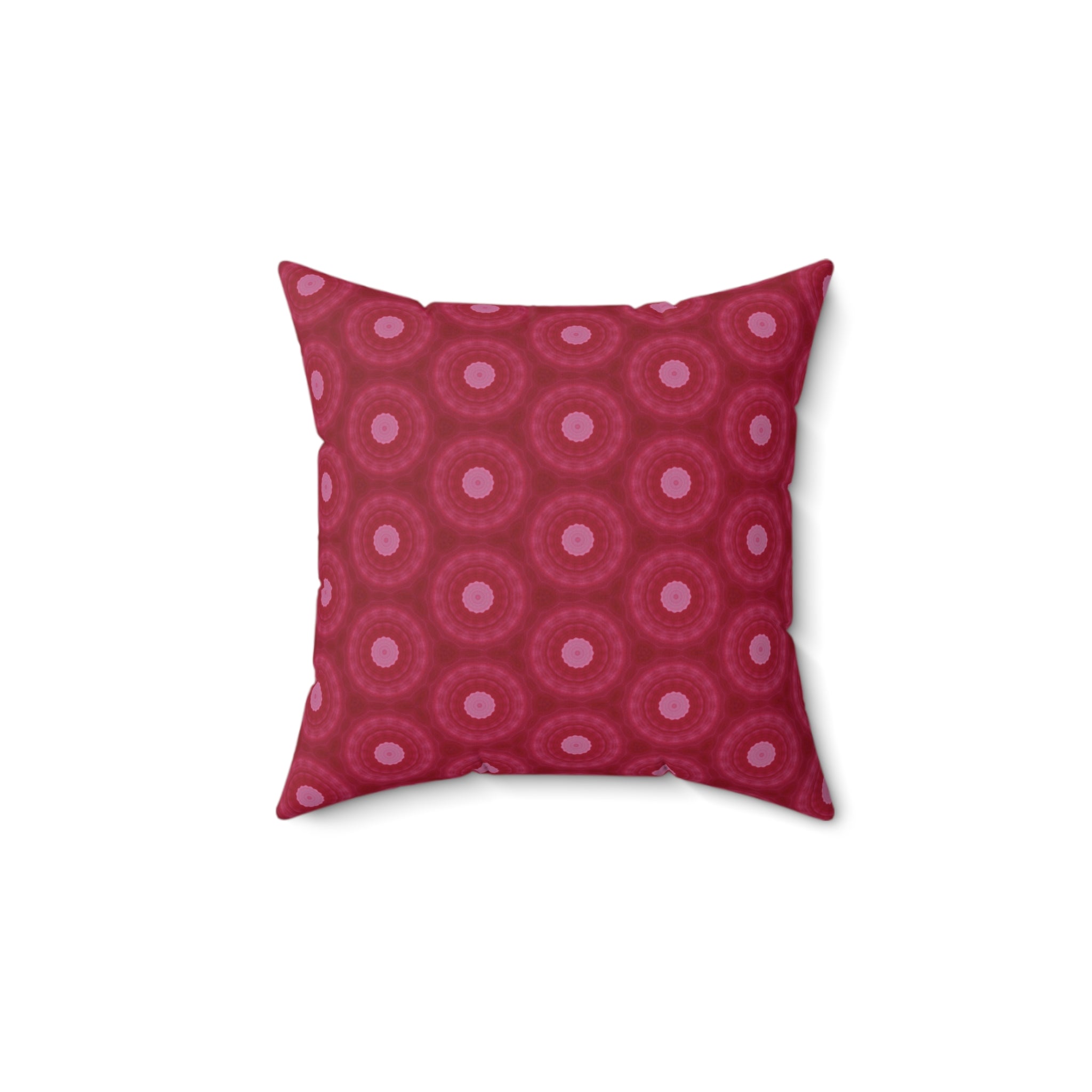 Berry Geo Dot Decorative Pillow