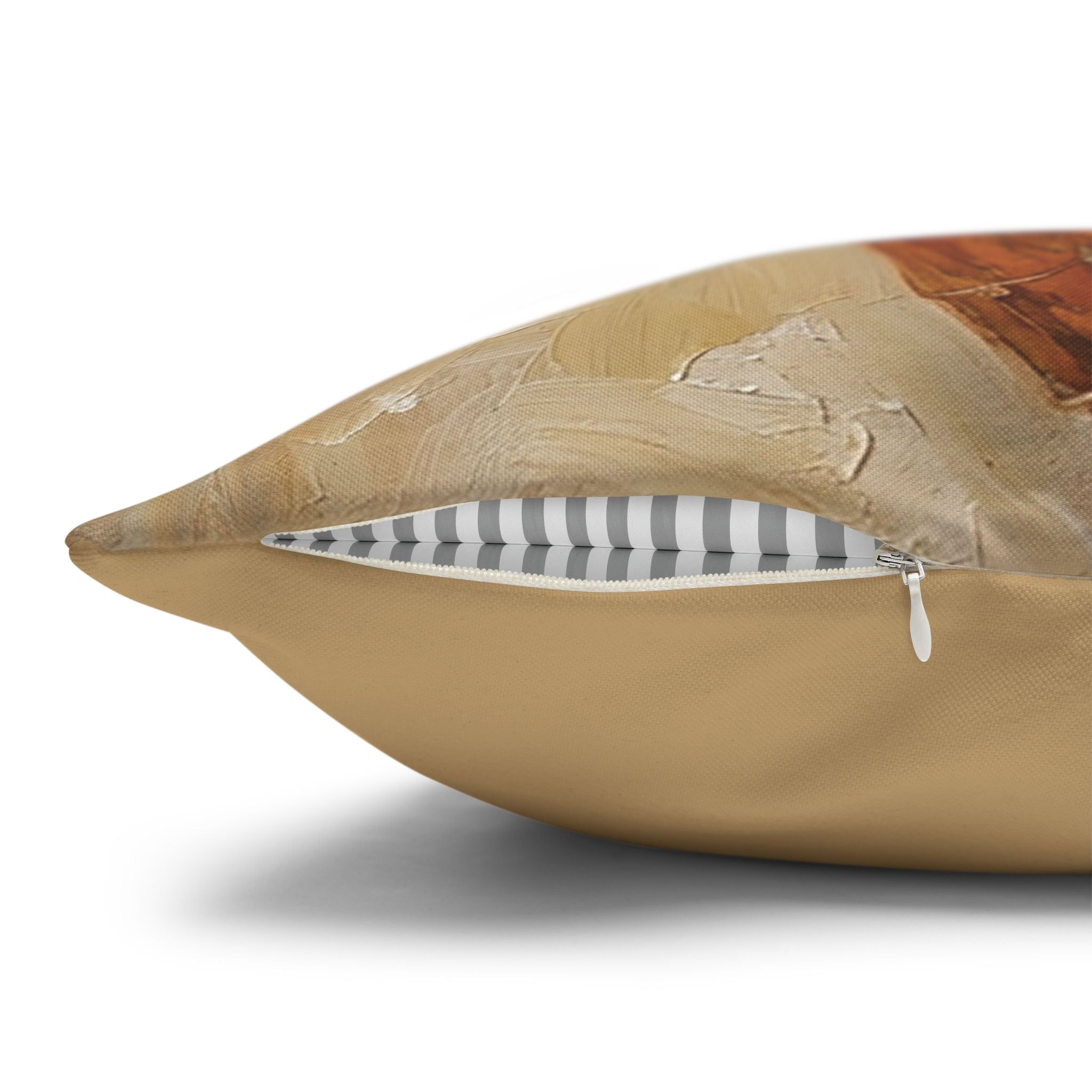 Autumn Pumpkin Decorative THROW PILLOW COVER  — Pumpkin Patch Square Throw Pillow Cover
