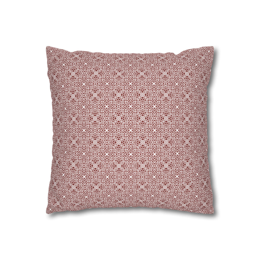 Brown Leopard Print THROW PILLOW COVER - Decorative Square Throw Pillow Cover