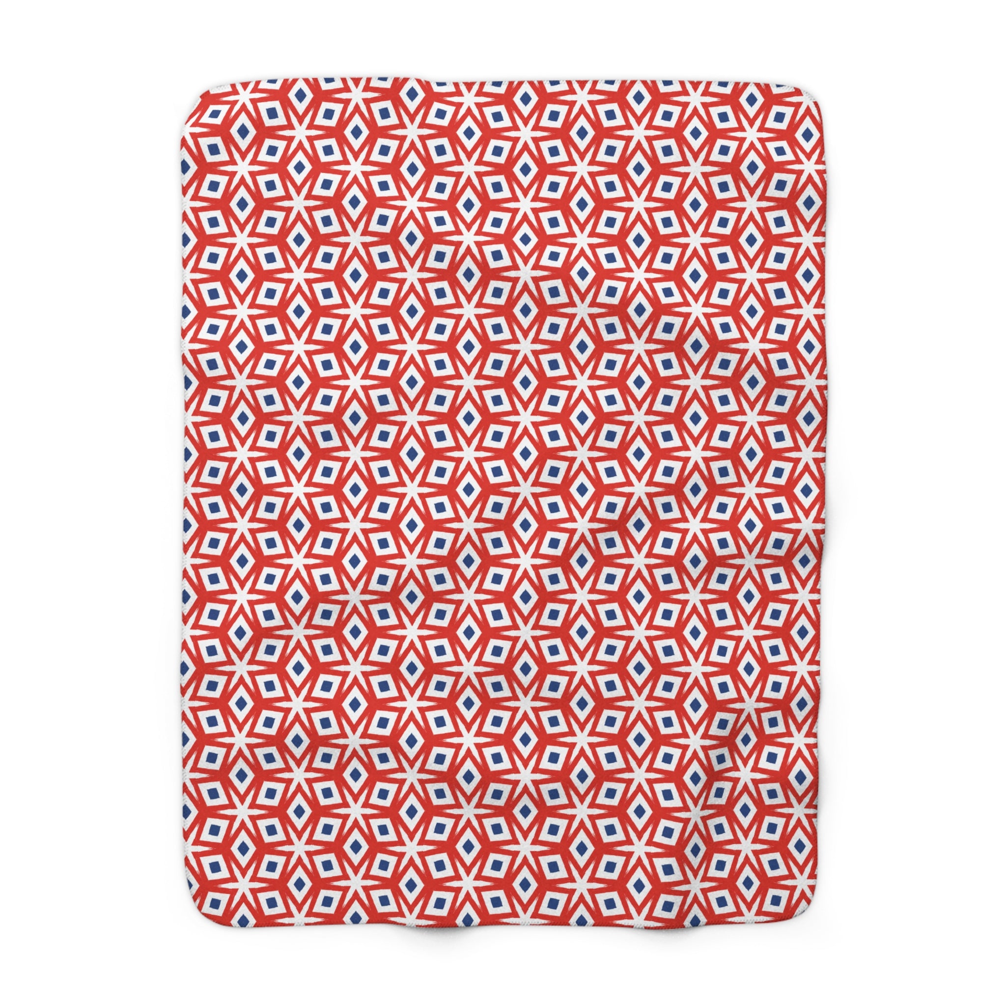 July 4th Fun Sherpa Blanket — Patriotic Independence Day Throw