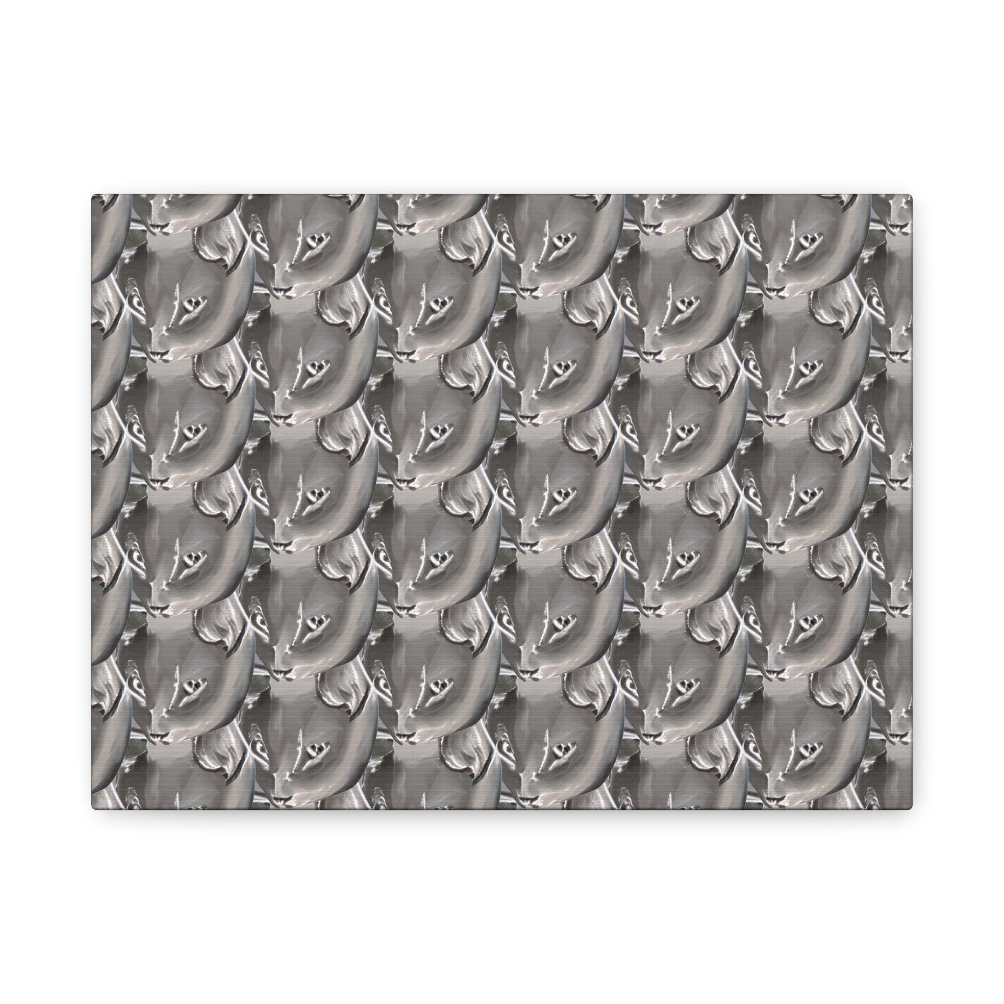 Quirky Cat Art Matte Canvas Print — Stretched 1.25"