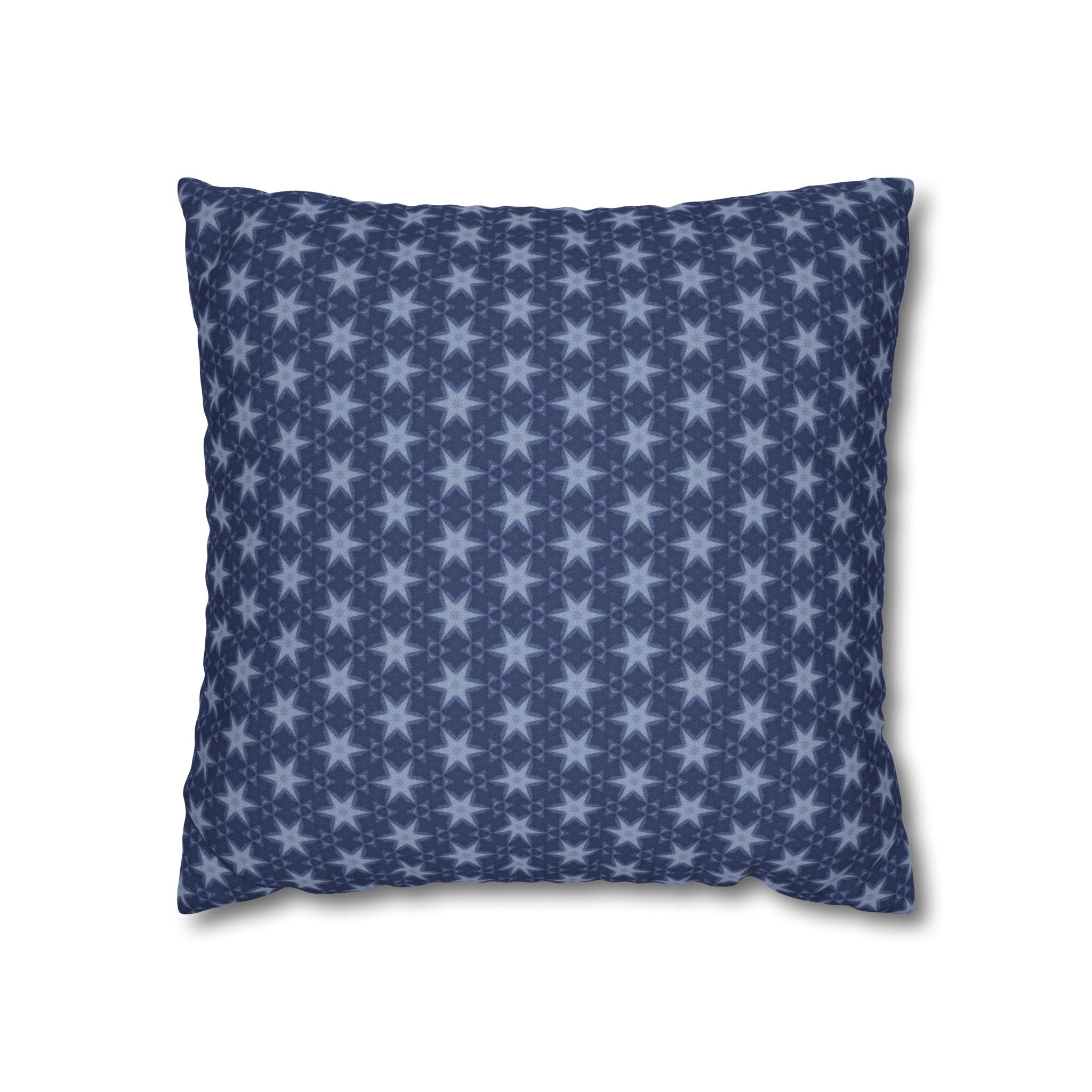 Patriotic July 4th Blue Stars THROW PILLOW COVER