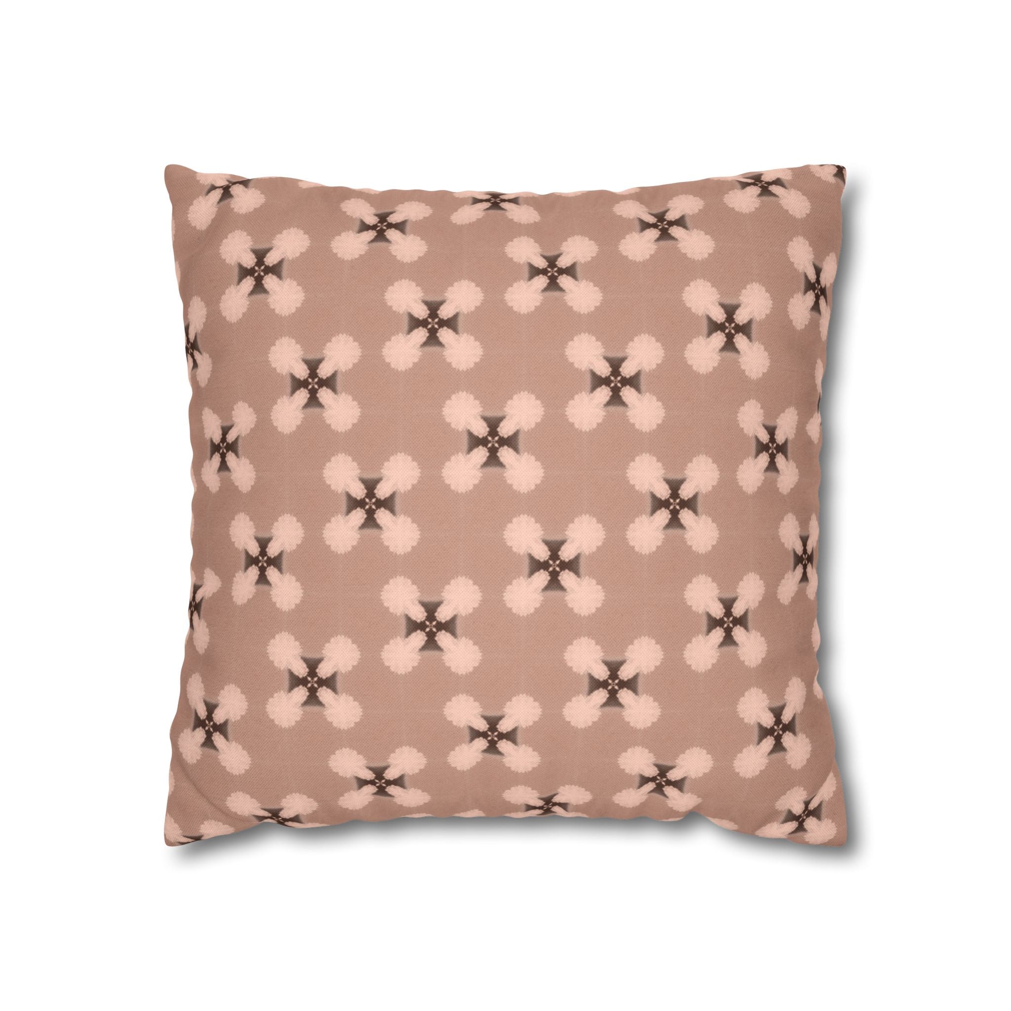 Blush Floral Pattern THROW PILLOW COVER — Decorative Throw Pillow Cover