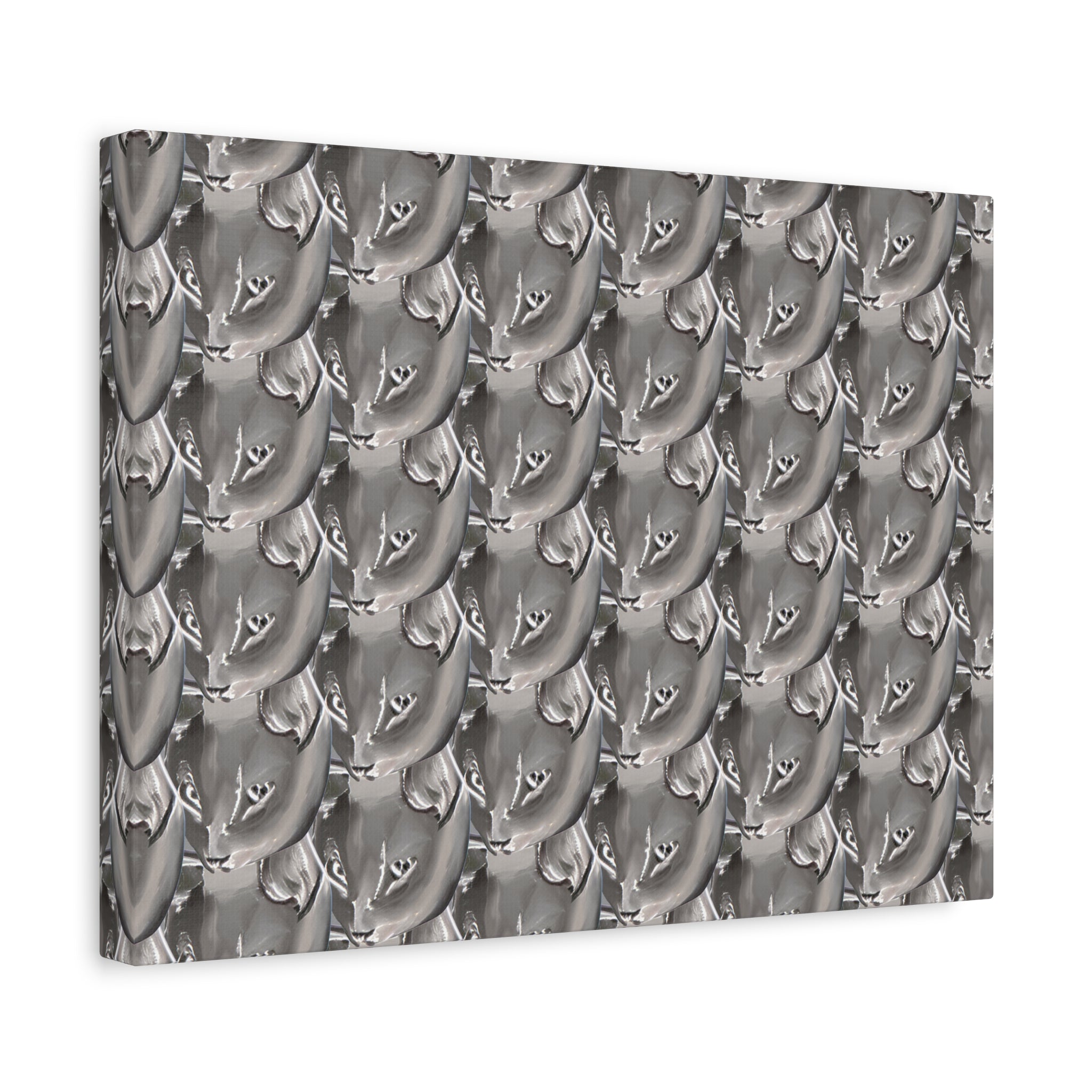 Quirky Cat Art Matte Canvas Print — Stretched 1.25"