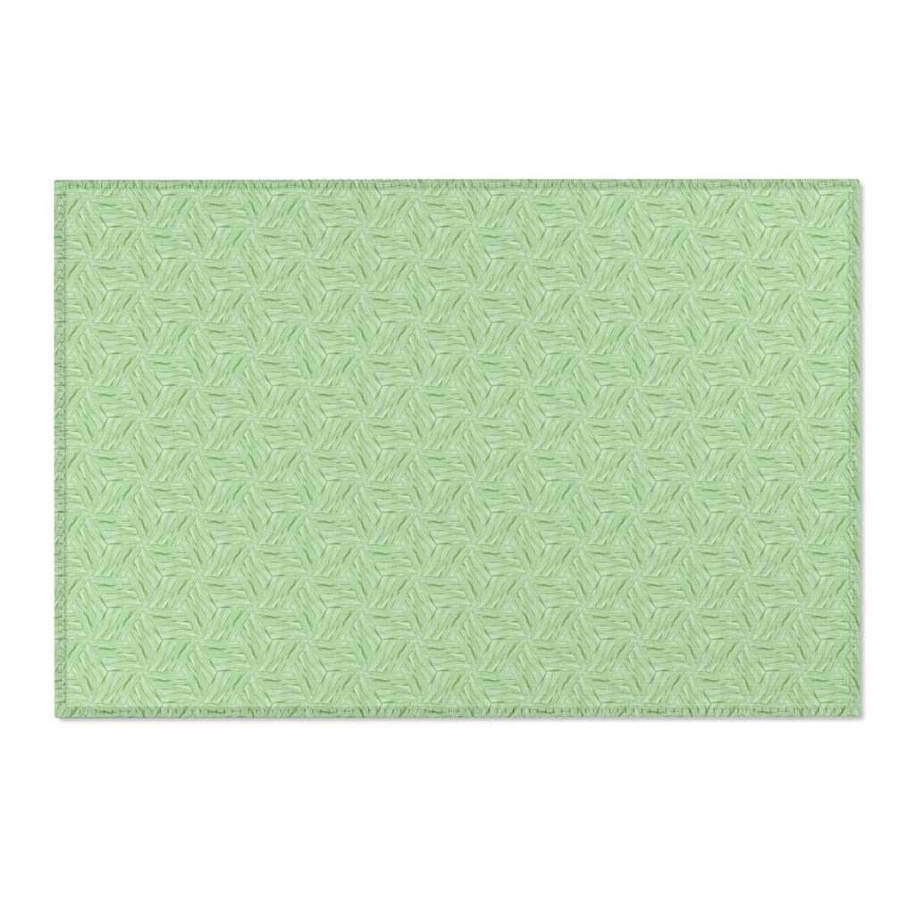 Mint Green Area Rug — Soft Pastel Living Room Rug