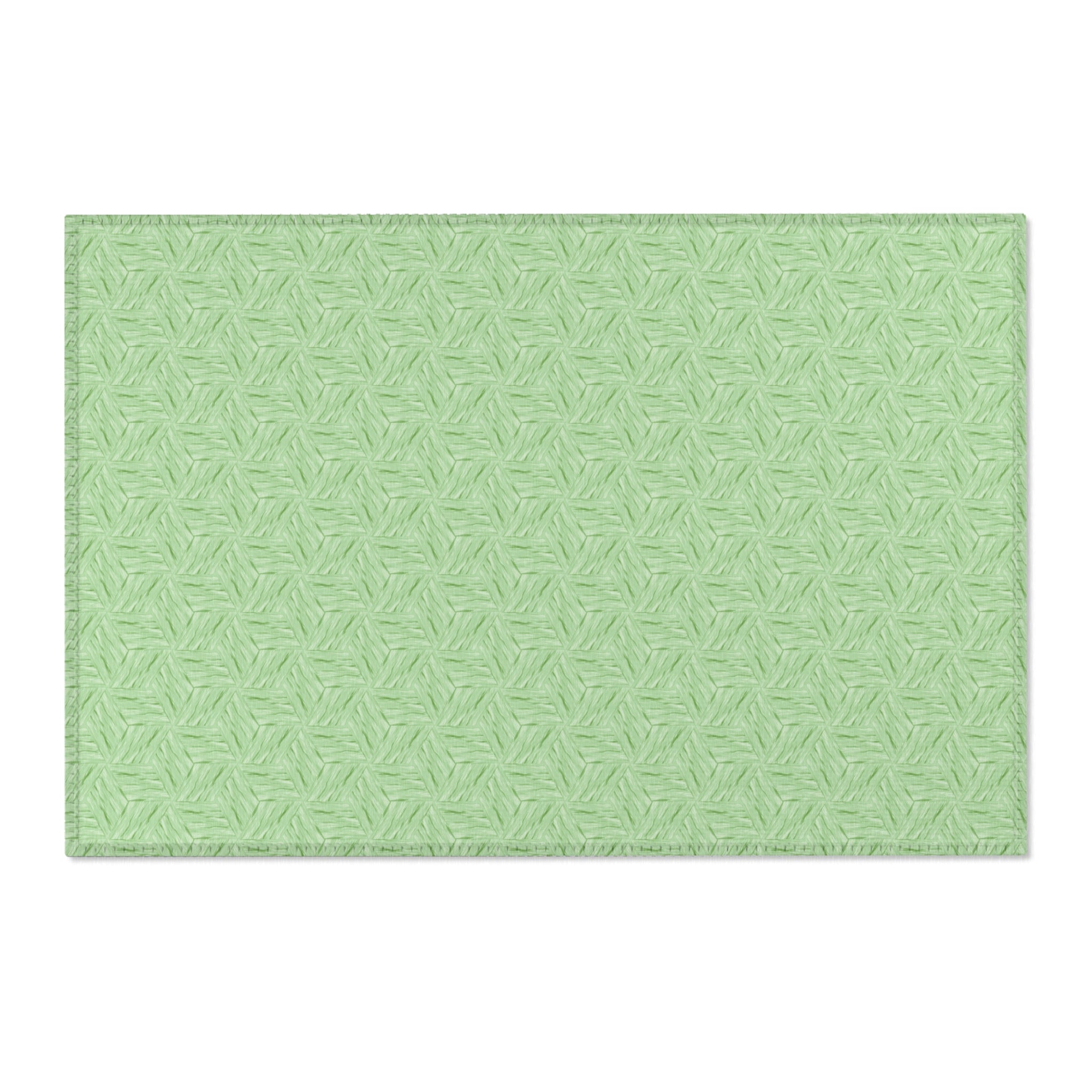 Mint Green Area Rug — Soft Pastel Living Room Rug