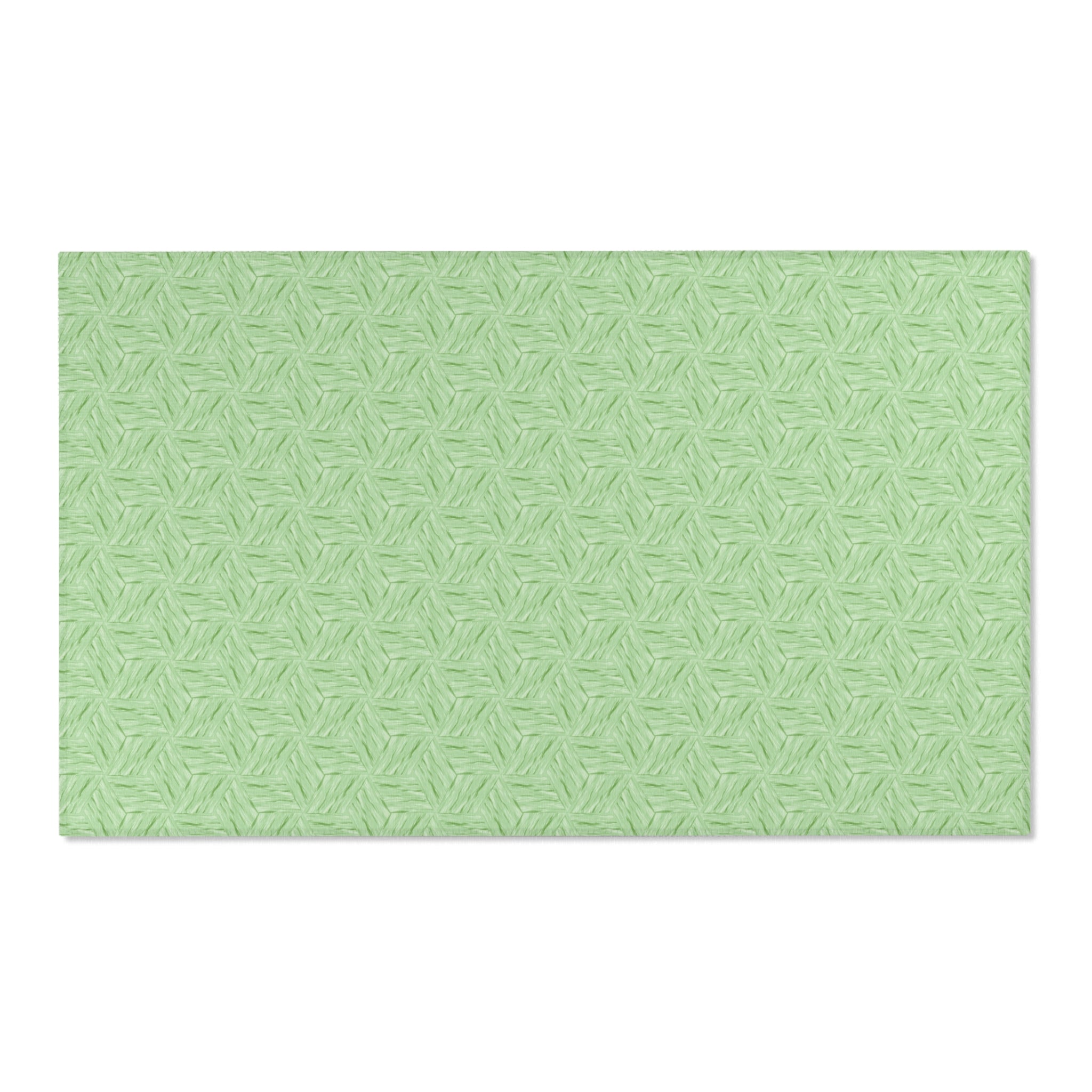Mint Green Area Rug — Soft Pastel Living Room Rug