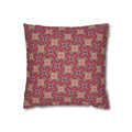 Mosaic Rose Decorative THROW PILLOW COVER — Boho Patterned Throw Pillow Cover