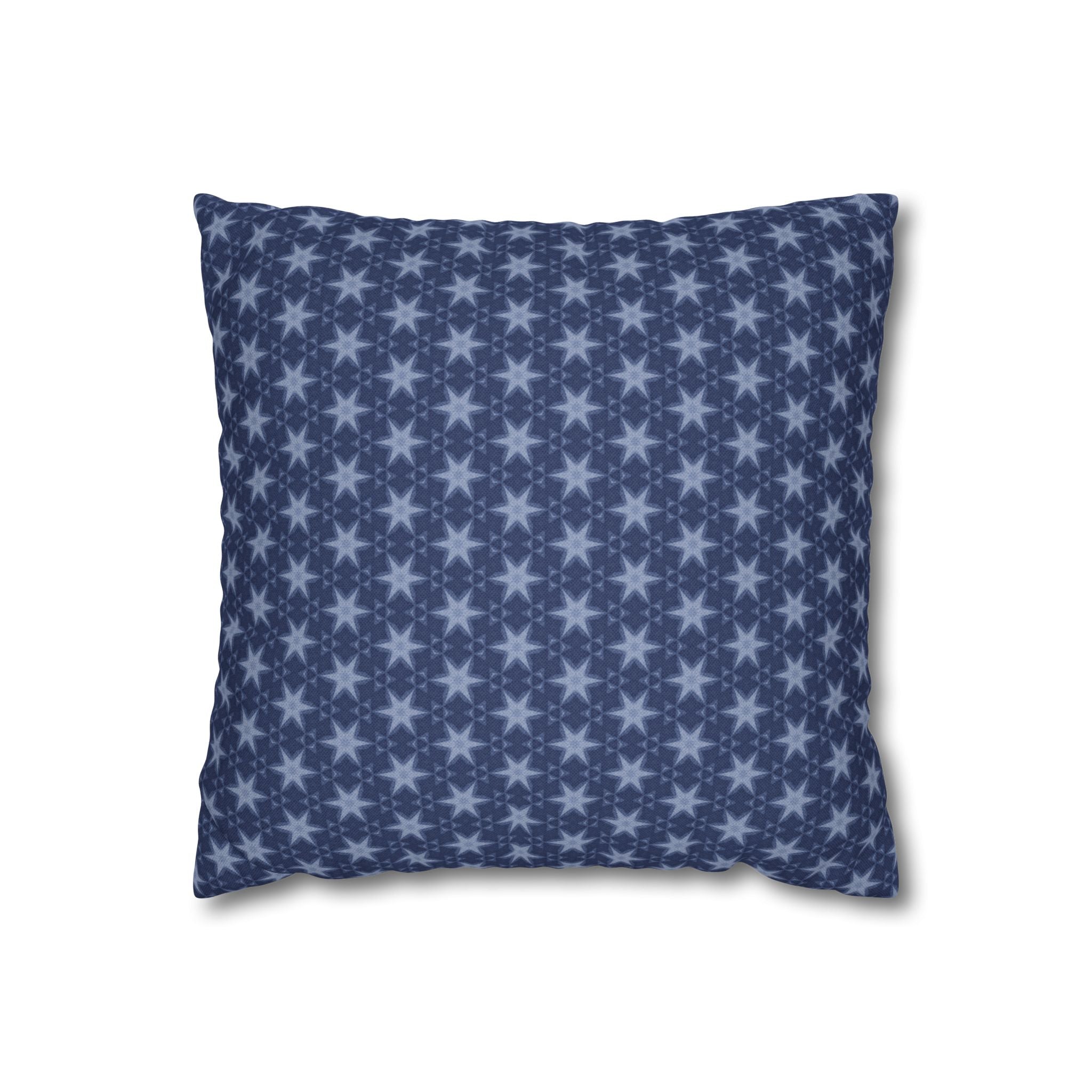 Patriotic July 4th Blue Stars THROW PILLOW COVER