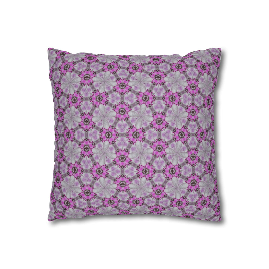 Gisele Pink Floral THROW PILLOW COVER — Decorative Throw Pillow Cover