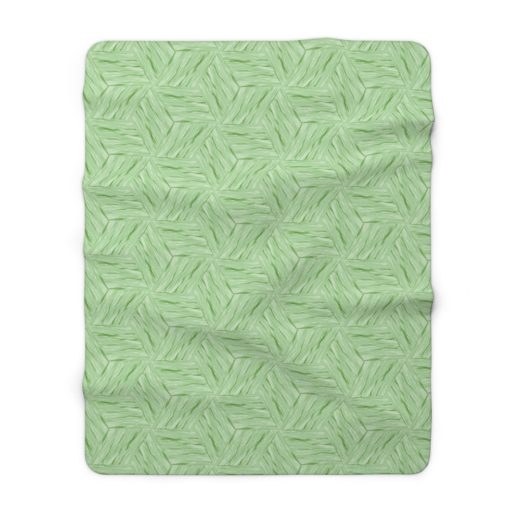 Green Pattern Soft Blanket