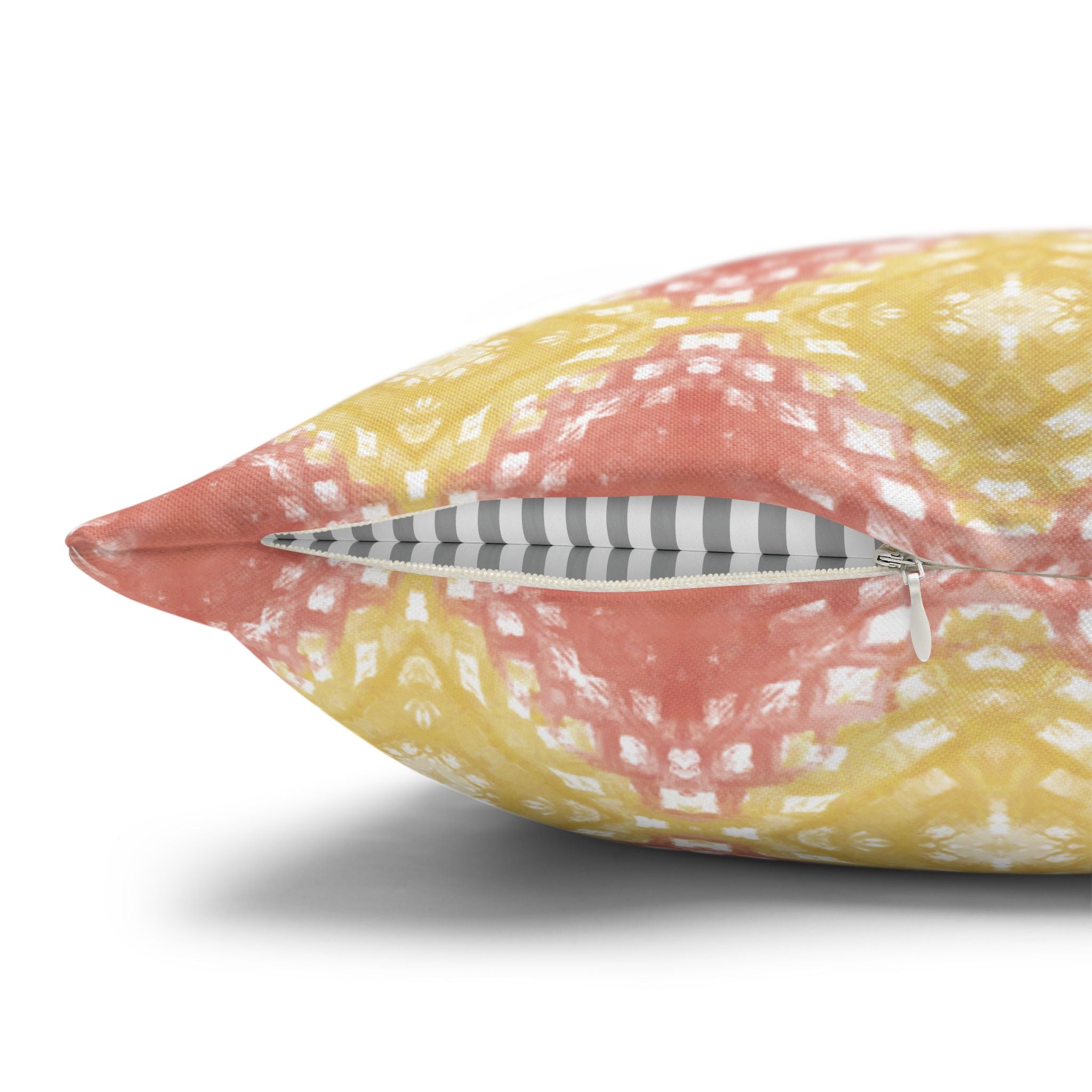 Pastel Boho Diamond Pattern THROW PILLOW COVER — Spun Polyester Decorative Cushion Cover