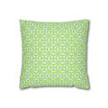 Pistachio Green Pattern THROW PILLOW COVER — Decorative Square Throw Pillow Cover