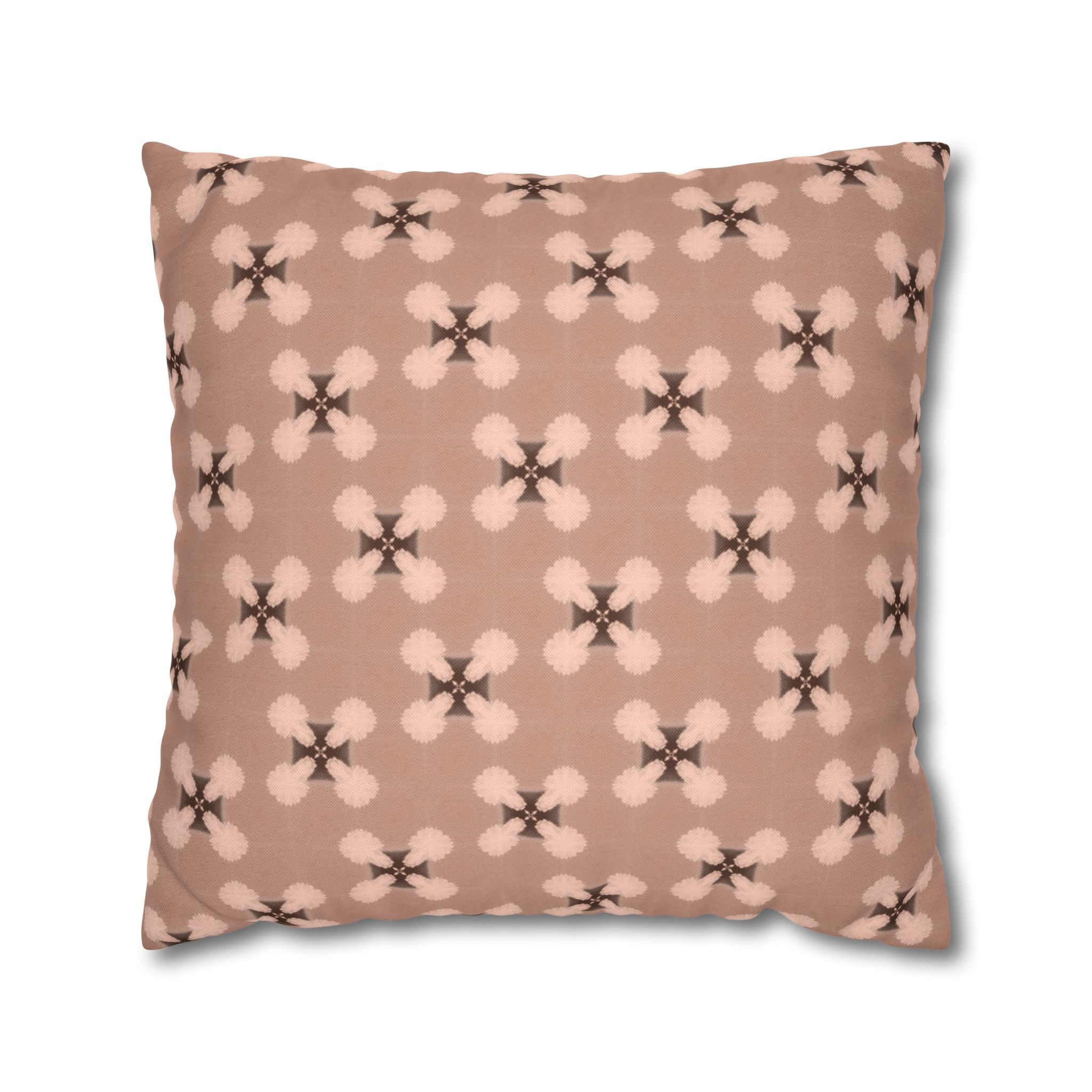 Blush Floral Pattern THROW PILLOW COVER — Decorative Throw Pillow Cover