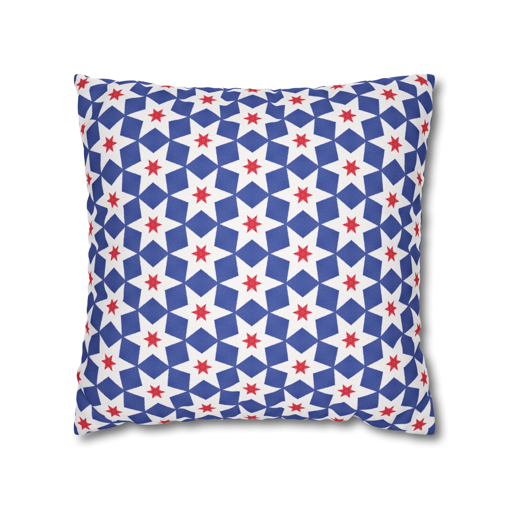 Independence Day Stars Red White & Blue THROW PILLOW COVER