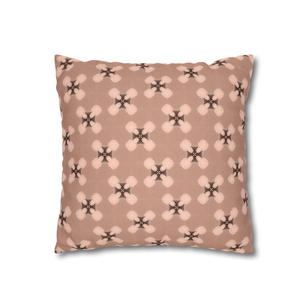 Blush Floral Pattern THROW PILLOW COVER — Decorative Throw Pillow Cover