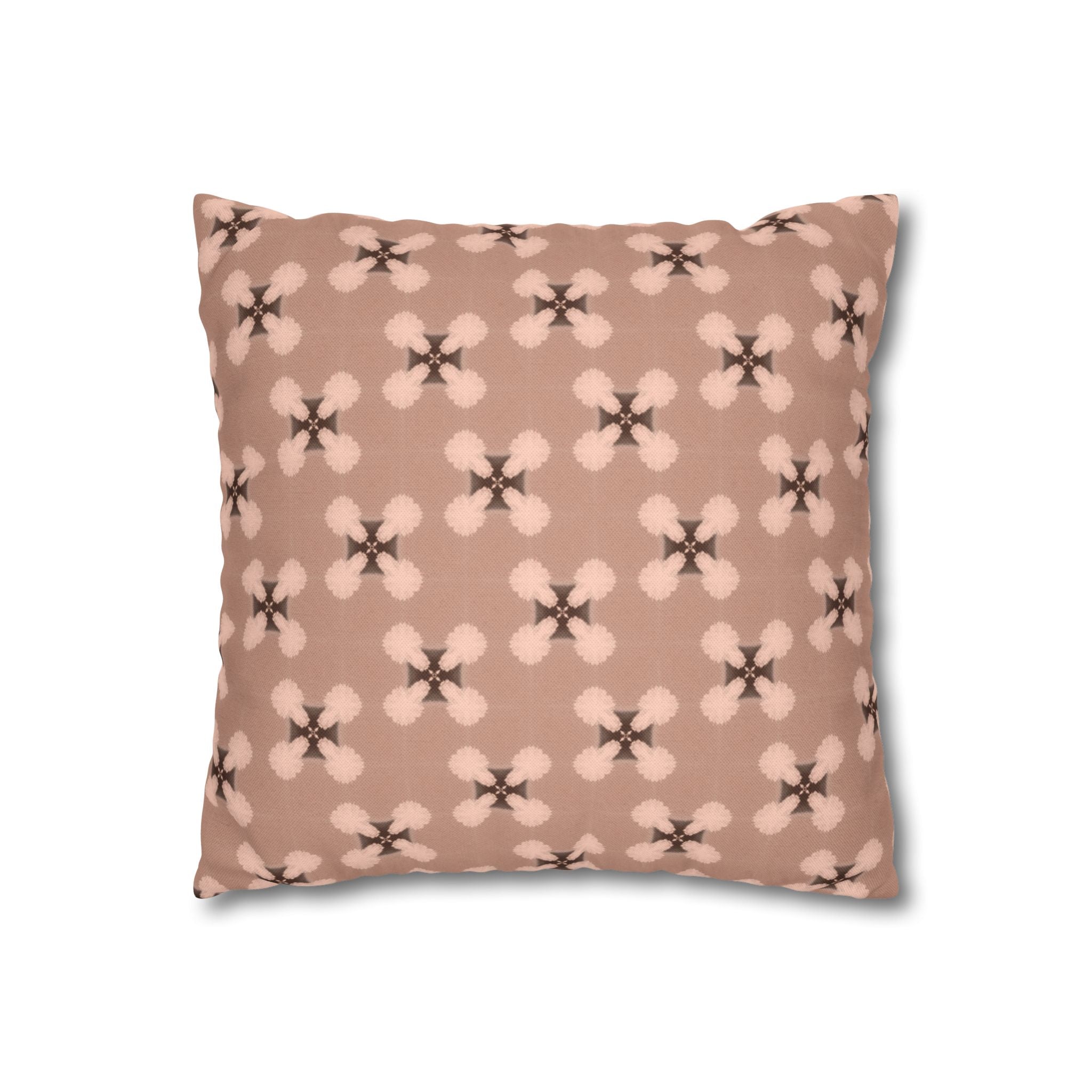 Blush Floral Pattern THROW PILLOW COVER — Decorative Throw Pillow Cover
