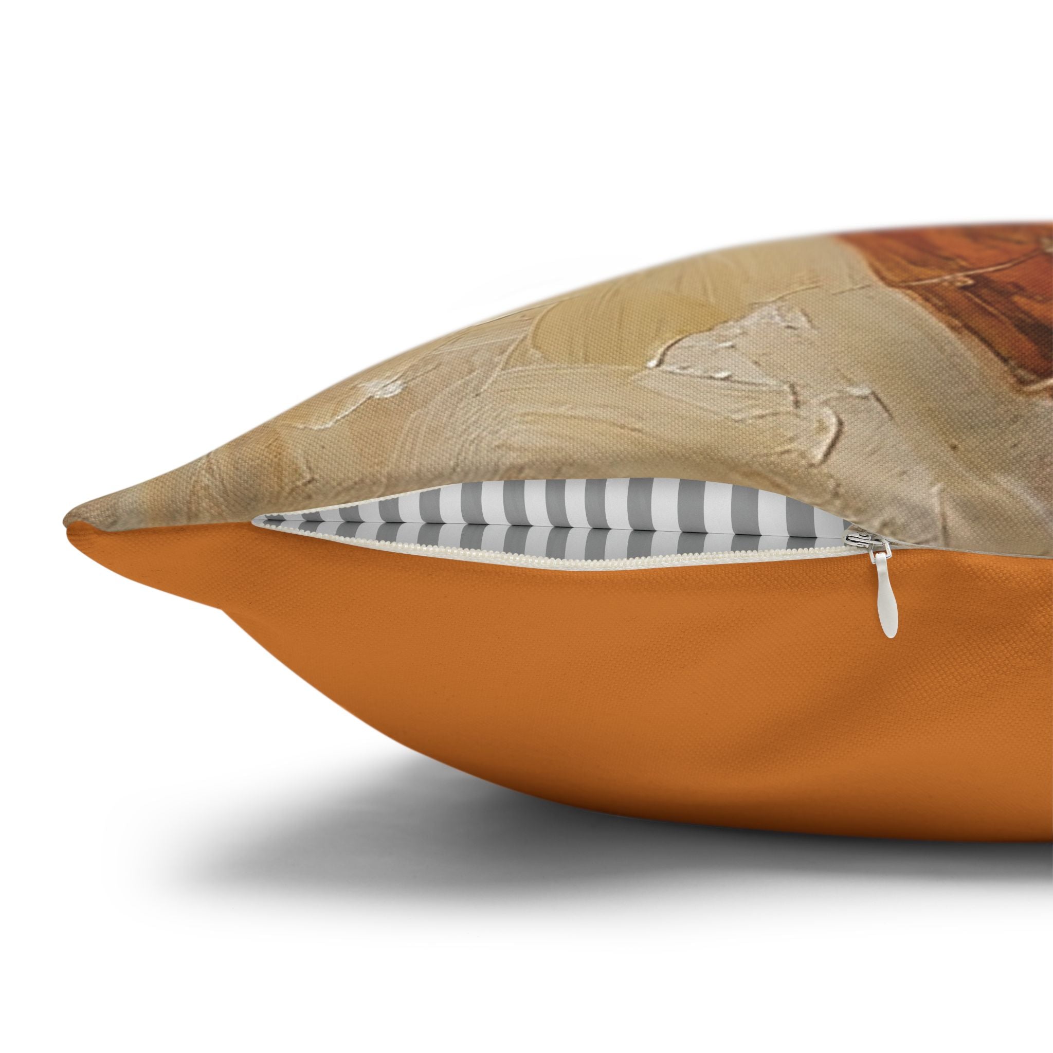 Autumn Pumpkin Decorative THROW PILLOW COVER  — Pumpkin Patch Square Throw Pillow Cover